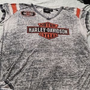 Size 2x Harley Davidson sheer t shirt
